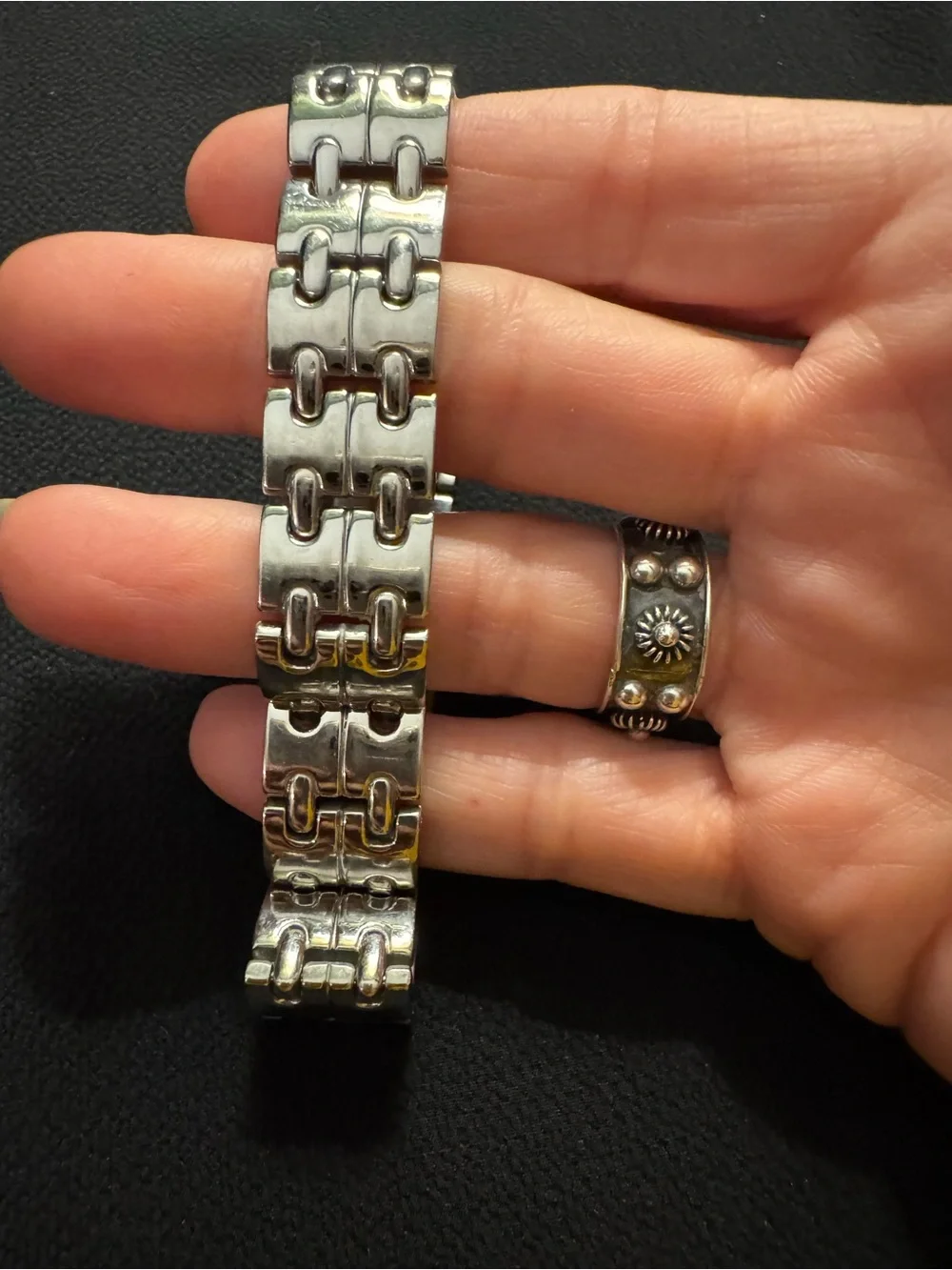 Chisel Men’s Stainless Steel Panel Link Bracelet 8.5”